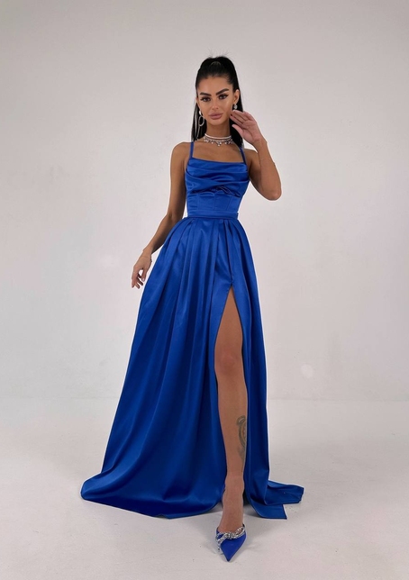 Атласний комплект: корсет + спідниця максі  | PUSHKA SHOP