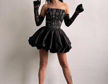 Комплект : мереживний корсет з рукавичками + спідниця балон Комплект : мереживний корсет з рукавичками + спідниця балон | PUSHKA SHOP