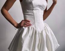 Корсетна сукня с пишною спідницею-балоном | PUSHKA SHOP