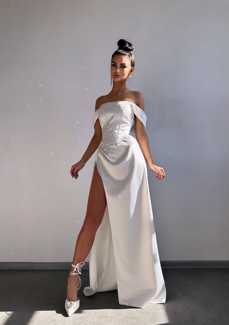 Комплект: корсет + спідниця максі з драпіруванням   | PUSHKA SHOP