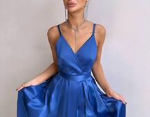 Атласна сукня максі  Атласна сукня максі  | PUSHKA SHOP