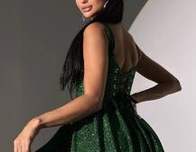 Сяюча корсетна  сукня міні  | PUSHKA SHOP