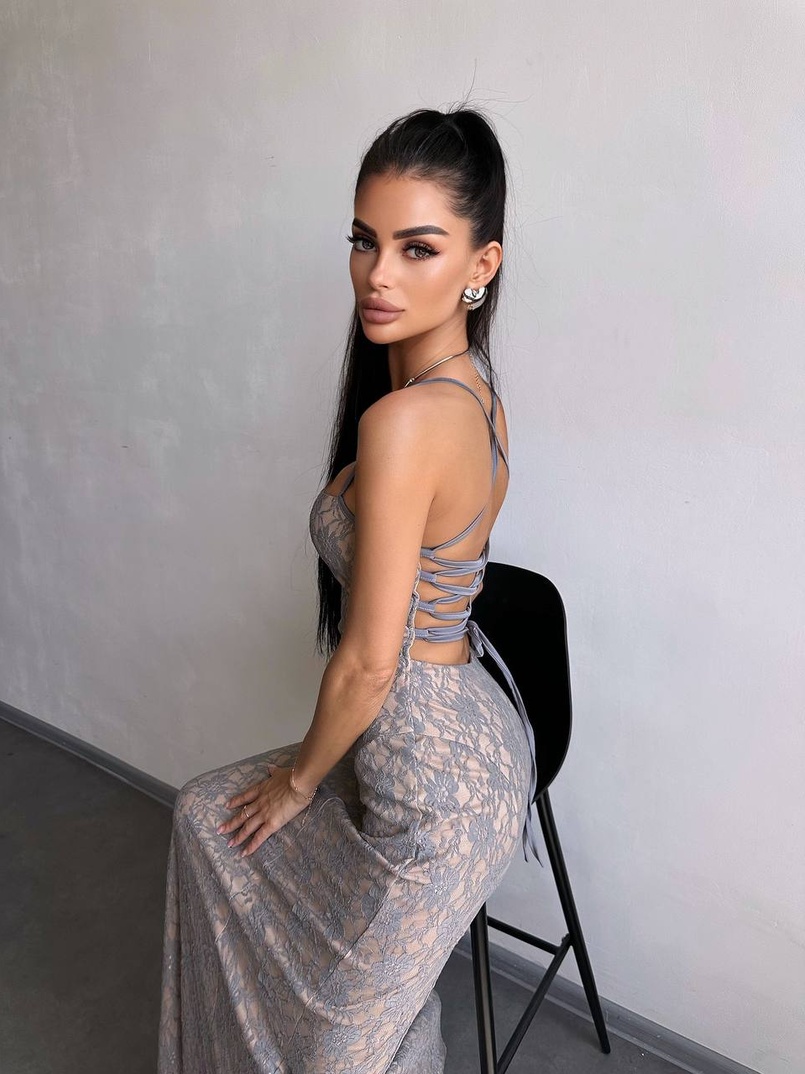 Мереживна сукня максі   | PUSHKA SHOP