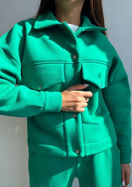 Комплект: тепла сорочка на кнопках + джоггери | PUSHKA SHOP