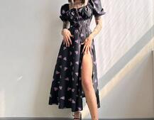 Сукня- міді  з квітковим принтом Сукня- міді  з квітковим принтом | PUSHKA SHOP