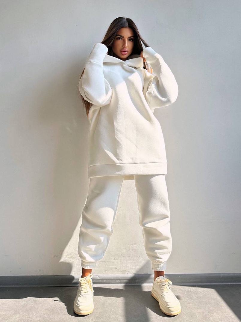 Теплий комплект: худі + спортивні штани Теплий комплект: худі + спортивні штани | PUSHKA SHOP