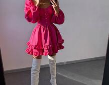 Лялькова сукня з пишною спідницею та корсетним верхом  | PUSHKA SHOP