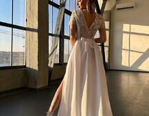 Сукня максі з мереживом  Сукня максі з мереживом  | PUSHKA SHOP