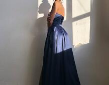 Комплект: корсет-бюстьє , декорований стразами  + спідниця максі з розрізом   | PUSHKA SHOP