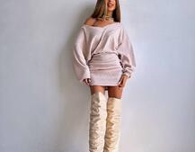 Трикотажна сукня міні  | PUSHKA SHOP