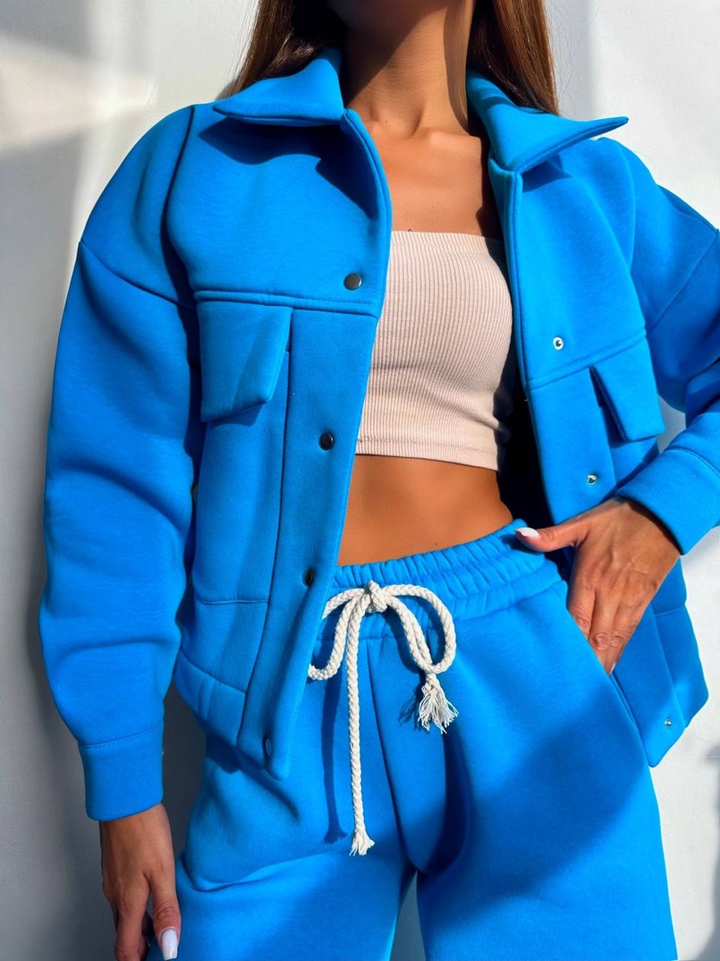 Комплект: тепла сорочка на кнопках + джоггери | PUSHKA SHOP