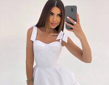 Сукня з чашечками та елементами корсету  Сукня з чашечками та елементами корсету  | PUSHKA SHOP