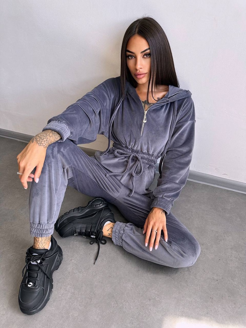 Велюровий комбінезон   Велюровий комбінезон   | PUSHKA SHOP