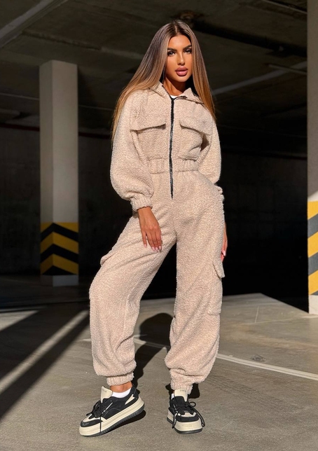 Теплий та мʼякий комбінезон Тедді на флісі Дуже приємний до тіла Теплий та мʼякий комбінезон Тедді на флісі Дуже приємний до тіла | PUSHKA SHOP