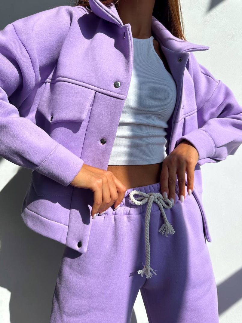 Комплект: тепла сорочка на кнопках + джоггери | PUSHKA SHOP