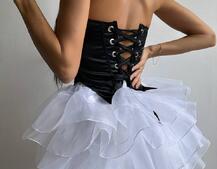 Комплект: корсет + пишна спідниця міні  Комплект: корсет + пишна спідниця міні  | PUSHKA SHOP