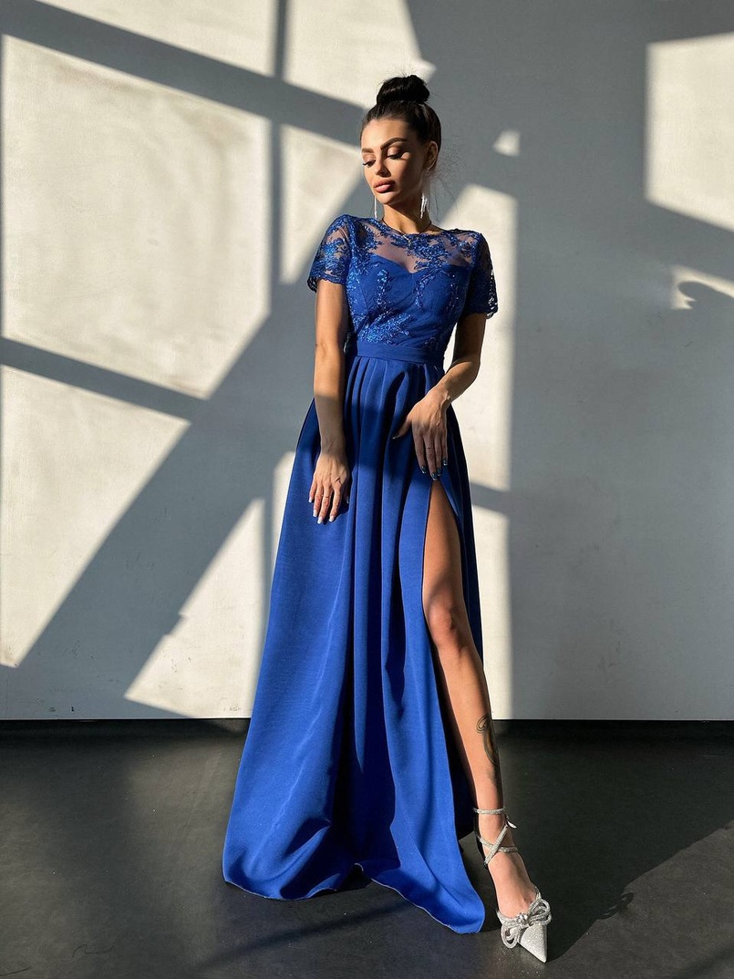 Сукня максі з мереживом  Сукня максі з мереживом  | PUSHKA SHOP