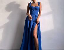 Сукня максі із чашечками та корсетним верхом Сукня максі із чашечками та корсетним верхом | PUSHKA SHOP