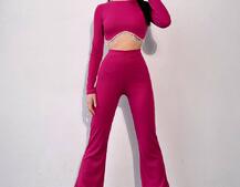 Комплект : штани кльош і топ , декорований бахромою зі страз Ручна робота Комплект : штани кльош і топ , декорований бахромою зі страз Ручна робота | PUSHKA SHOP