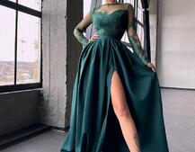 Сукня максі з мереживом  | PUSHKA SHOP