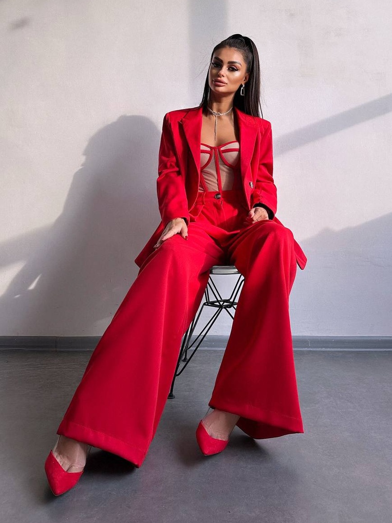 Костюм:  піджак на підкладці, штани+ корсет Костюм:  піджак на підкладці, штани+ корсет | PUSHKA SHOP