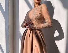 Сукня максі з мереживом  Сукня максі з мереживом  | PUSHKA SHOP