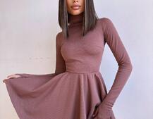 Сукня міні зі спідницею-сонцем  | PUSHKA SHOP