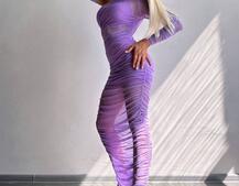 Сукня міді з драпіруванням   Сукня міді з драпіруванням   | PUSHKA SHOP