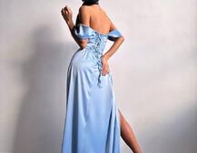 Атласний комплект: корсет бюстʼє + спідниця максі  | PUSHKA SHOP