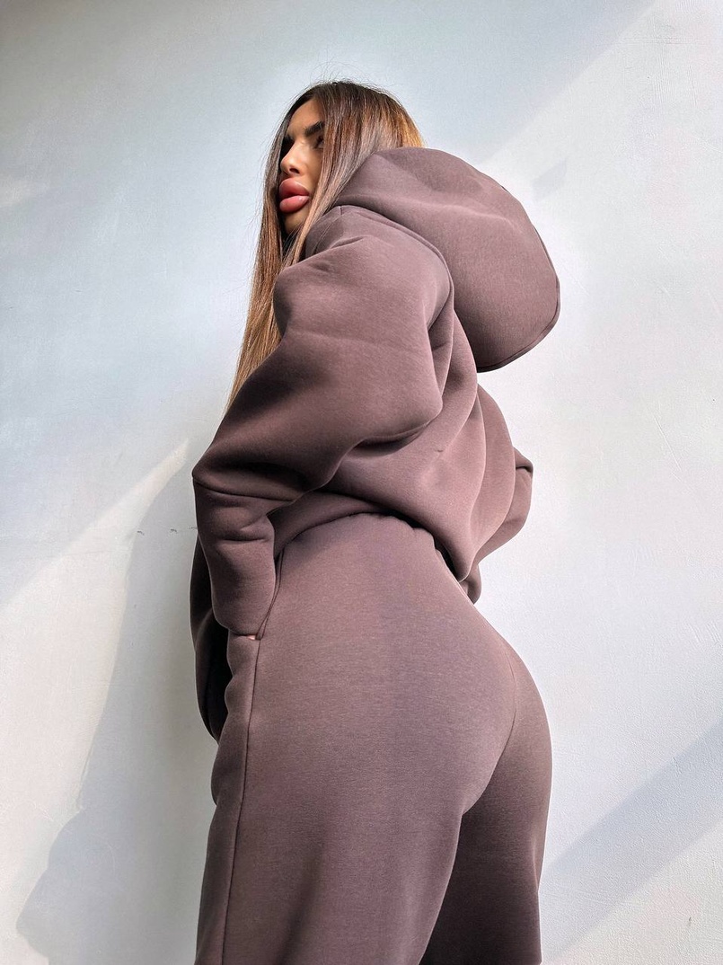 Теплий комплект: худі + спортивні штани Теплий комплект: худі + спортивні штани | PUSHKA SHOP