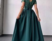 Сукня максі з мереживом  Сукня максі з мереживом  | PUSHKA SHOP