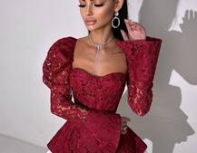 Мереживна сукня з чашечками  Мереживна сукня з чашечками  | PUSHKA SHOP