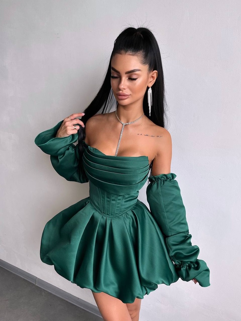 Комплект : корсет з рукавами  + спідниця балон  | PUSHKA SHOP