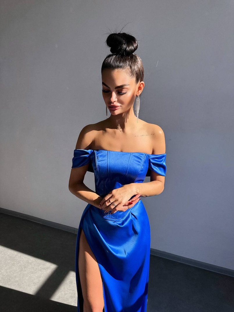 Комплект: корсет + спідниця максі з драпіруванням   | PUSHKA SHOP