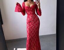 Мереживна сукня максі з чашечками    Мереживна сукня максі з чашечками    | PUSHKA SHOP