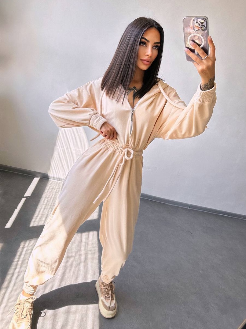 Велюровий комбінезон   | PUSHKA SHOP