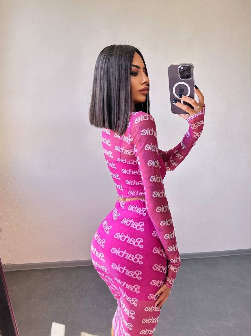 Комплект: топ + спідниця міді   | PUSHKA SHOP