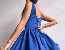 Корсетна сукня с пишною спідницею-балоном Корсетна сукня с пишною спідницею-балоном | PUSHKA SHOP