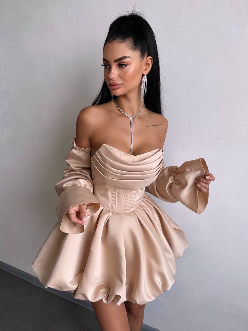 Комплект : корсет з рукавами  + спідниця балон  | PUSHKA SHOP