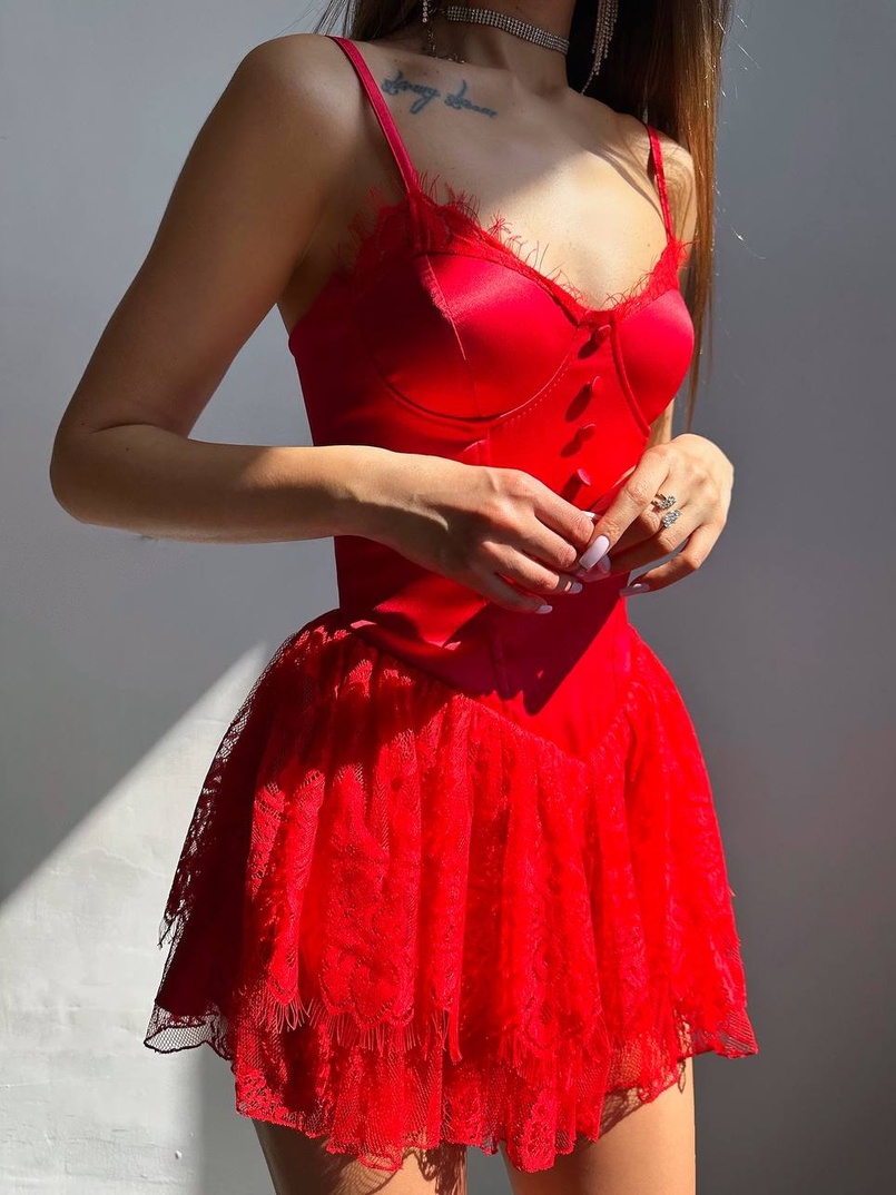 Атласний ромпер бюстьє  Атласний ромпер бюстьє  | PUSHKA SHOP