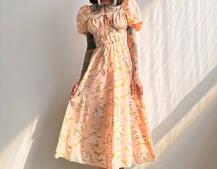 Сукня- міді  з квітковим принтом Сукня- міді  з квітковим принтом | PUSHKA SHOP