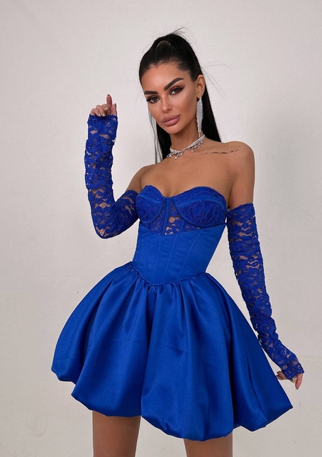 Комплект: мереживний корсет бюстьє + корсетна спідниця Комплект: мереживний корсет бюстьє + корсетна спідниця | PUSHKA SHOP