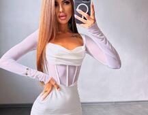 Сукня міні з філіжанками та елементами корсету  Сукня міні з філіжанками та елементами корсету  | PUSHKA SHOP