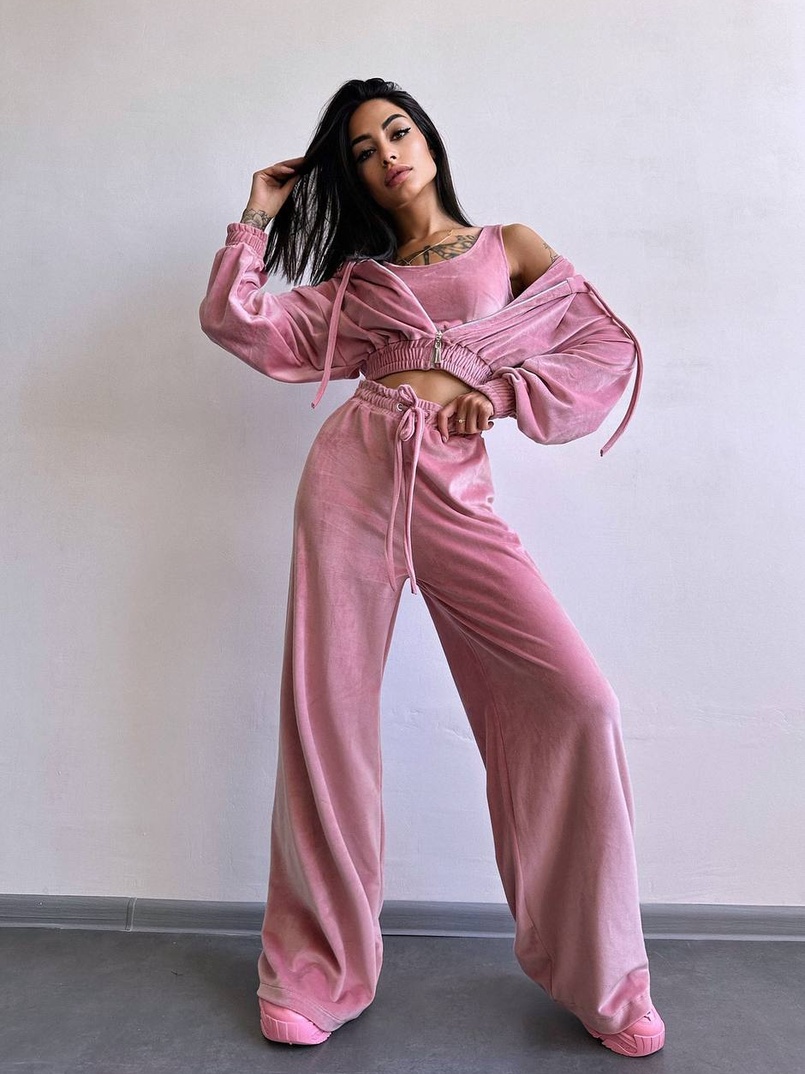 Велюровий комплект трійка  Велюровий комплект трійка  | PUSHKA SHOP