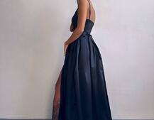 Атласна сукня максі  Атласна сукня максі  | PUSHKA SHOP