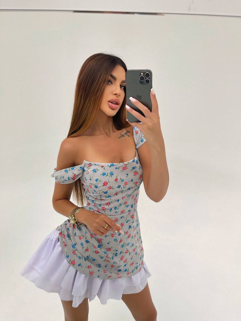 Сукня з квітковим принтом  Сукня з квітковим принтом  | PUSHKA SHOP