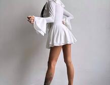 Сукня з з воланами на ґудзиках  Сукня з з воланами на ґудзиках  | PUSHKA SHOP