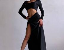 Сукня міді з драпіруванням . Сукня міді з драпіруванням . | PUSHKA SHOP