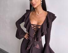 Сукня з воланами  Сукня з воланами  | PUSHKA SHOP