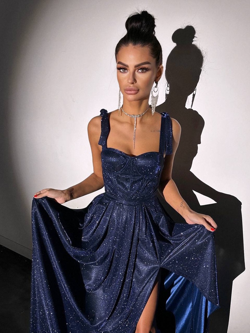 ✨Блискуча сукня максі з чашечками ✨ ✨Блискуча сукня максі з чашечками ✨ | PUSHKA SHOP